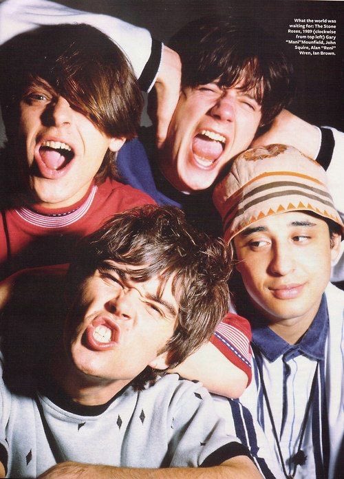 i love the stone roses SO much just look at these COOL CATS