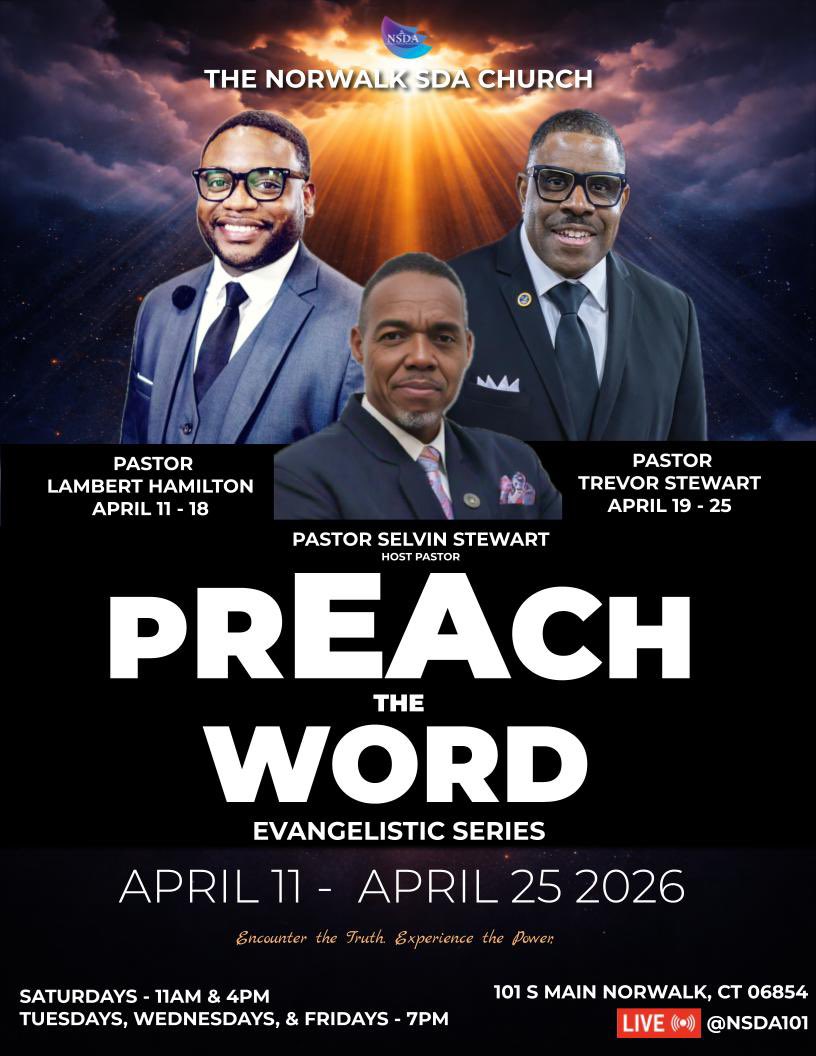 NSDA101's tweet photo. Join us as we PREACH THE WORD with Pastor Hamilton  &amp; Pastor Stewart. https://t.co/JBkaechfqC
