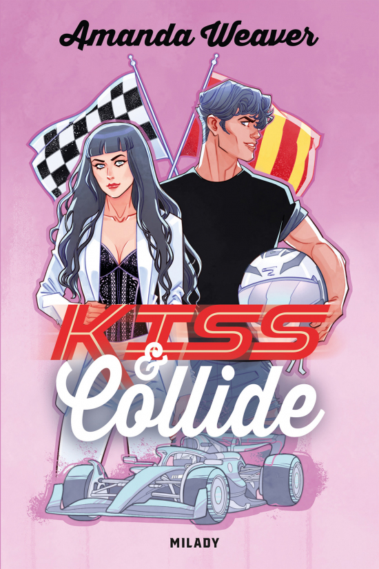 S_Marguerite's tweet photo. Cover for the #FrenchEdition of #KissAndCollide - 2d opus of the famous #romance #novel #series by #AmandaWeaver -
I really enjoyed working for #Milady #Bragelonne ❤️
#SportRomance #booksbooksbooks #F1 #Formule1 #bookcover #illustration #margueriteauvage #fastandreckless https://t.co/0IbwtvdSWK