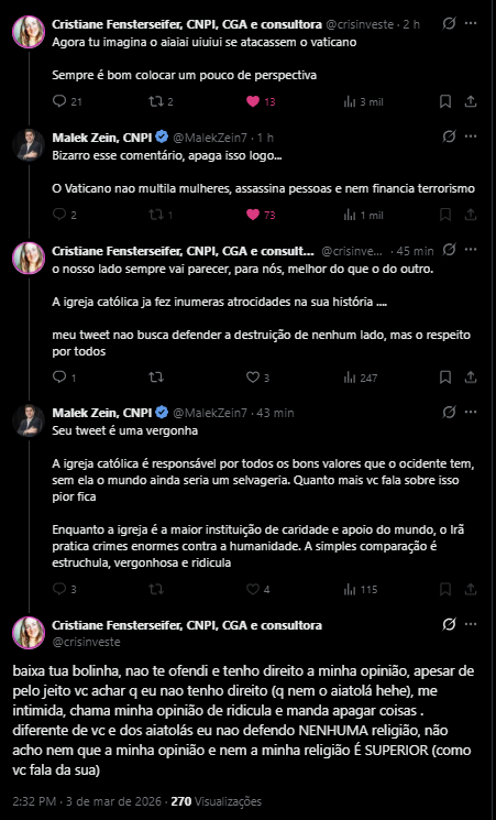 Cristiane Fensterseifer, CNPI, CGA e consultora tweet media