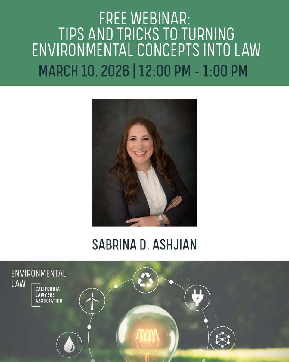 CLA Environmental Law Section tweet media