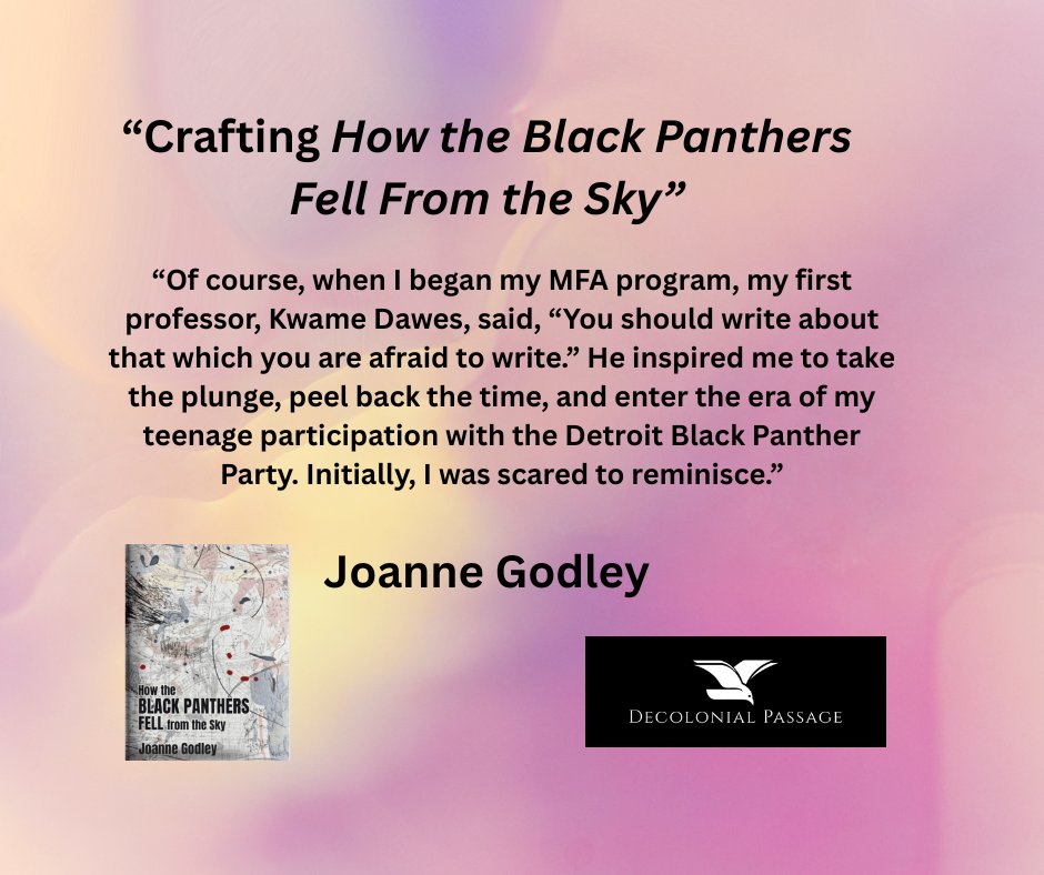 DecolonialP's tweet photo. Read a great narrative that delves into the motivation behind Joanne Godley's memoir-in-verse. https://t.co/gN5PL7Ki2w https://t.co/VK9y00uvri