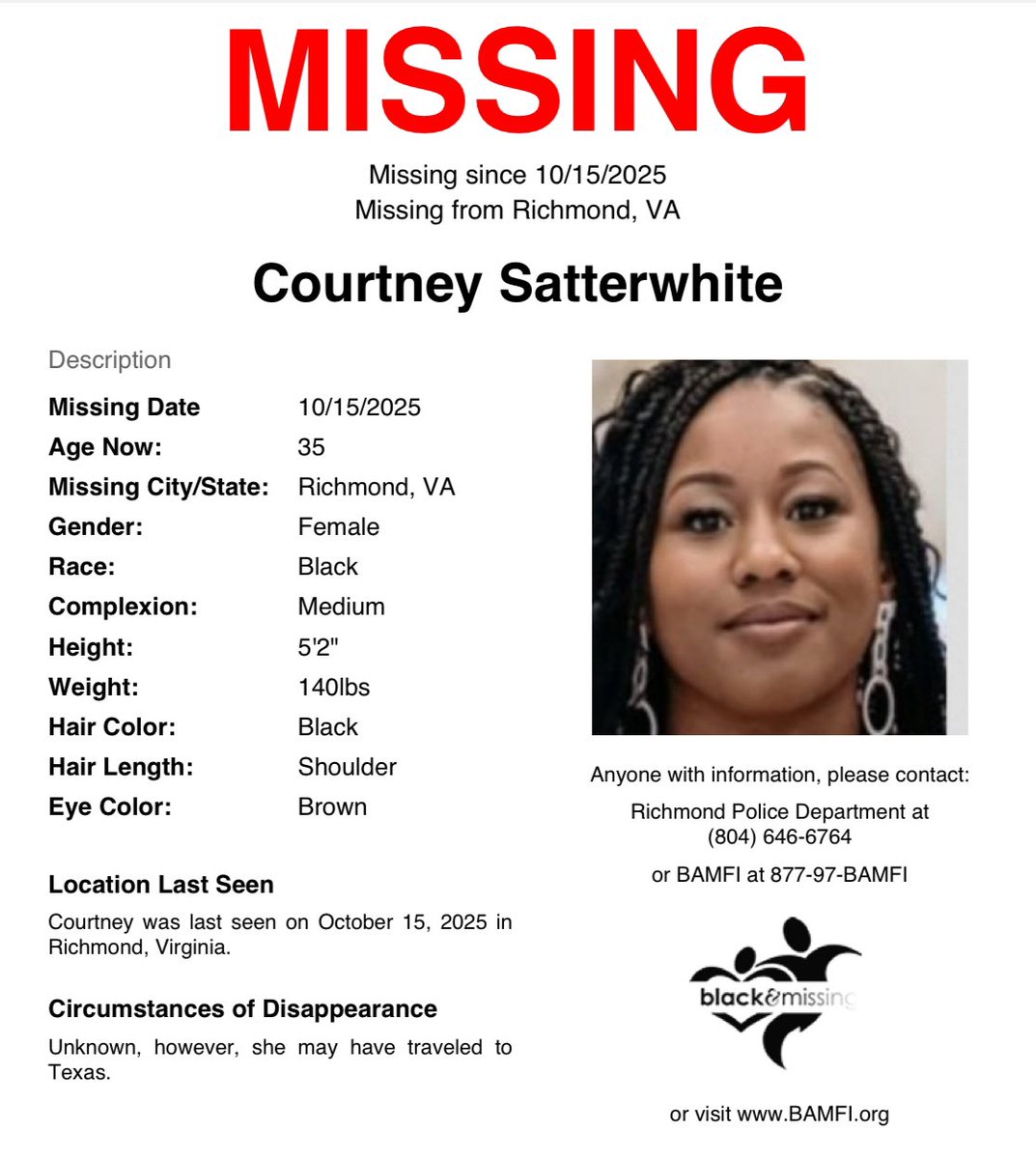 Blk & Missing FDN tweet media