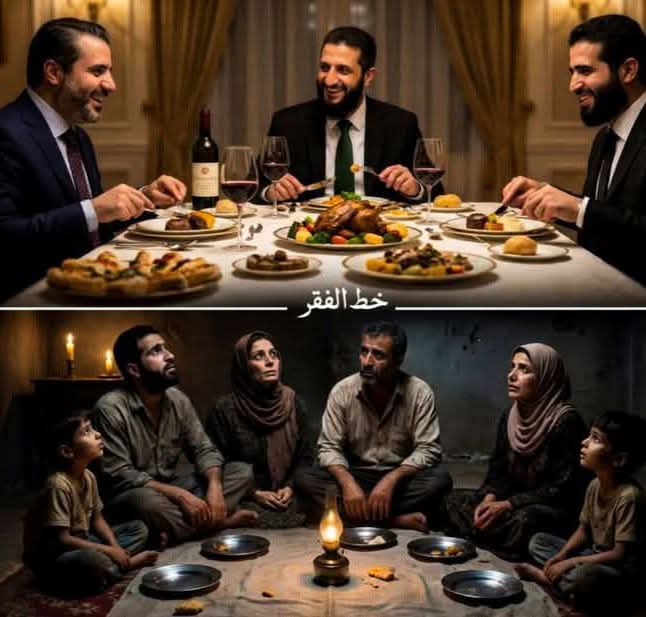 الخبز صار سلعة باهظة  والفقراء يزدادون حاجة بينما المسؤولون منشغلون بالمظاهر. الحكم بلا عدل يترك الناس يعانون، والدين يقاس بما يعيشونه لا بما يُقال في الخطب والبيانات.
#سوريا
#حلب
#سوريا_الان