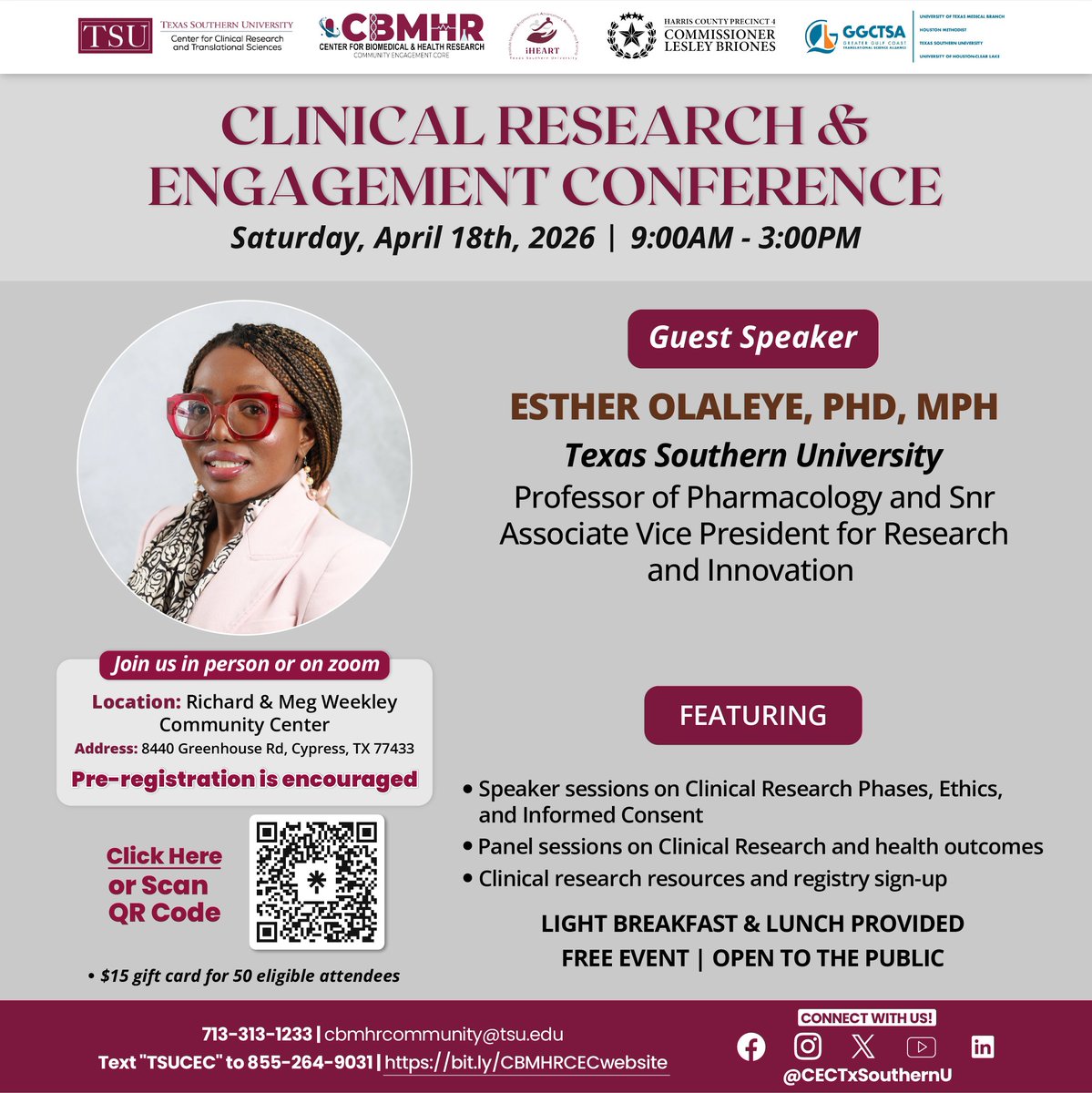 TSU's CBMHR - Community Engagement Core tweet media