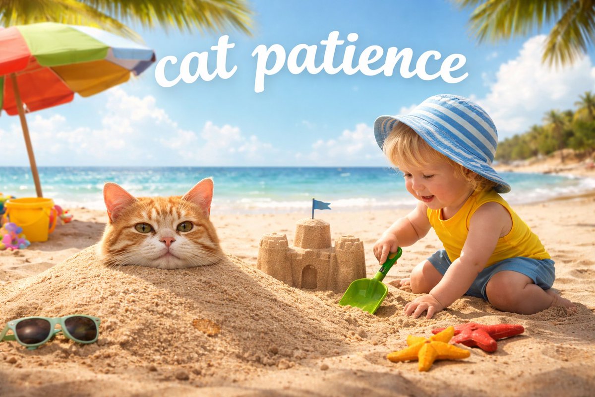jay_ai_builder's tweet photo. cat patience #aiart https://t.co/SDZOzb58Je