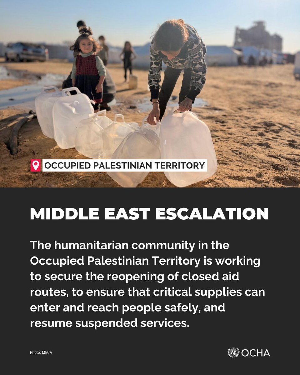OCHA OPT (Palestine) tweet media
