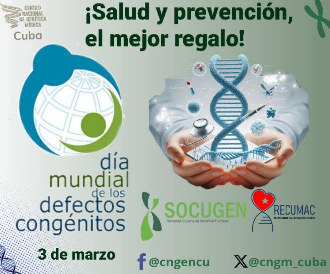 Centro Nacional de Genética Médica de Cuba 🇨🇺 tweet media