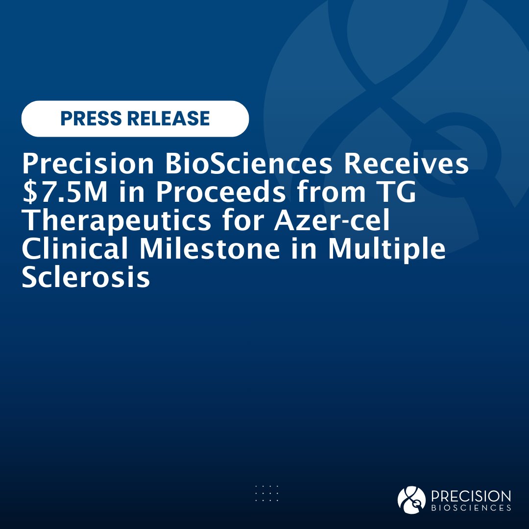 Precision BioSciences tweet media