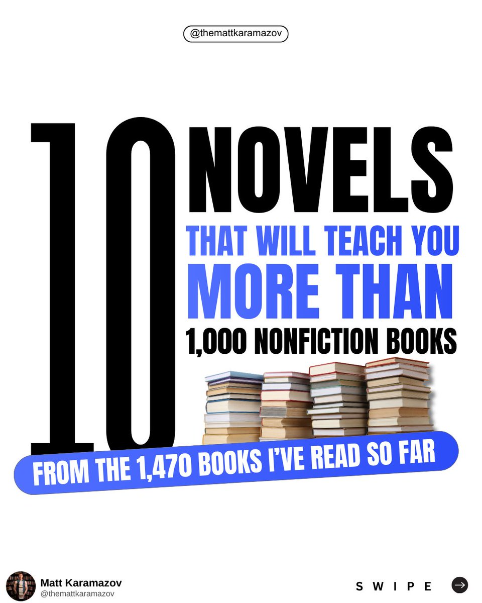 MattKaramazov's tweet photo. Atomic Habits is great and all, but these books are 1,000X better! 👇 https://t.co/vz6JETm5gx