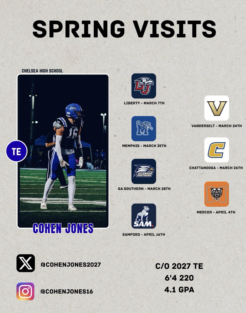 COHEN JONES 2027 TE tweet media