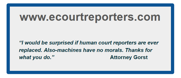 eCourtReporters tweet media