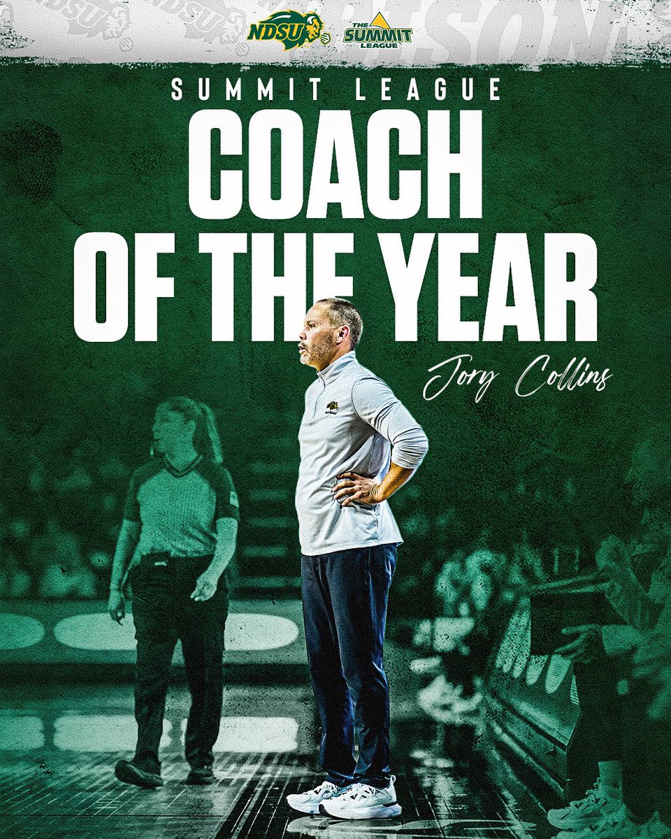 Summit League Coach of the Year
🦬 Jory Collins