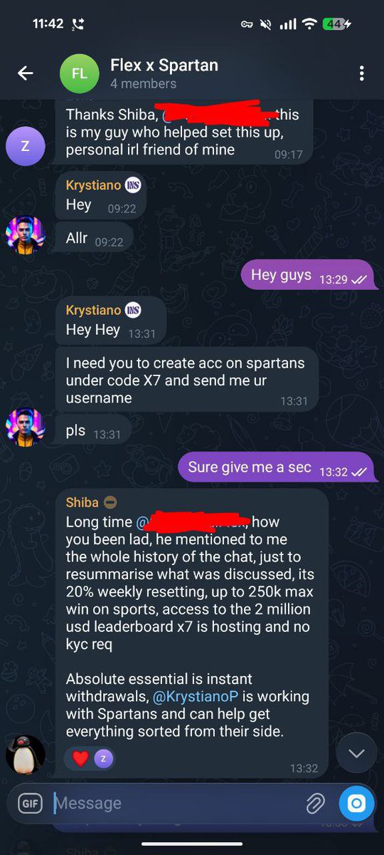 🎁500$ GIVEAWAY 5x100 USDT🎁

Hey guys ! a friend who registered under <a href="/X7Dave/">X7Dave</a> code on <a href="/SpartansBet/">Spartans</a> get his $25k balance locked and account suspended without any reason, he is fully kyced and support doesn’t help !

To join the giveaway:

✅ LIKE &amp; RT
✅ Comment &amp; Tag friends