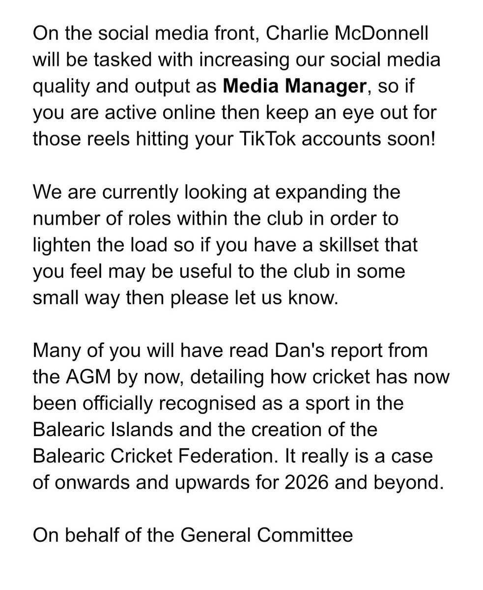 Menorca Cricket Club tweet media