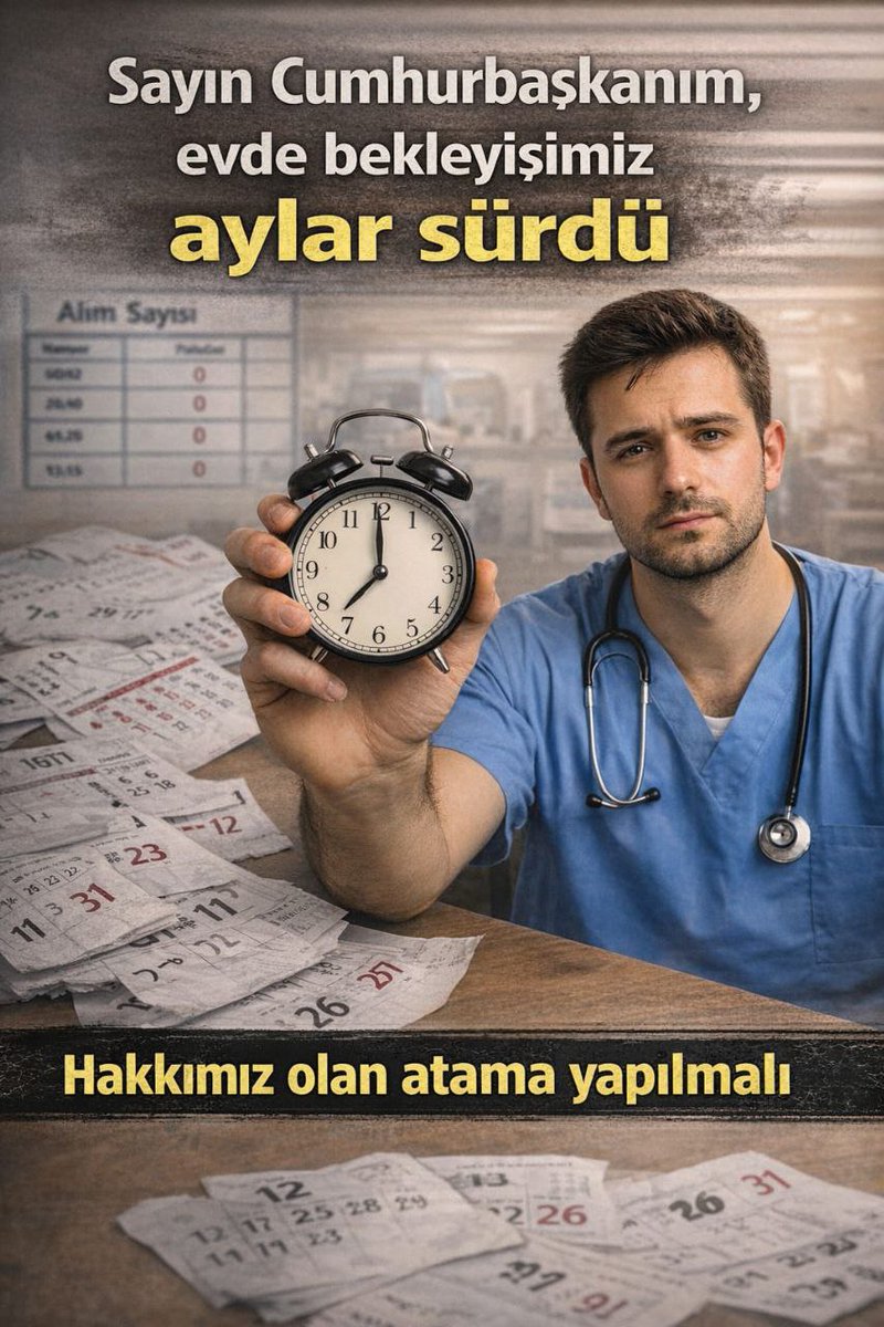 kader_kocy95148's tweet photo. @RTErdogan Sayın Cumhurbaşkanım, sağlık için yıllarca hazırlandık, puan aldık ama işsiz kaldık. Mağduriyetimiz son bulsun, hak ettiğimiz alımı sağlayın lütfen. 
@RTErdogan 
 @drmemisoglu 
 @saglikbakanligi 
 @tcbestepe 
 #KPSS2024AtamaBekliyor https://t.co/DRbLMBjUbB