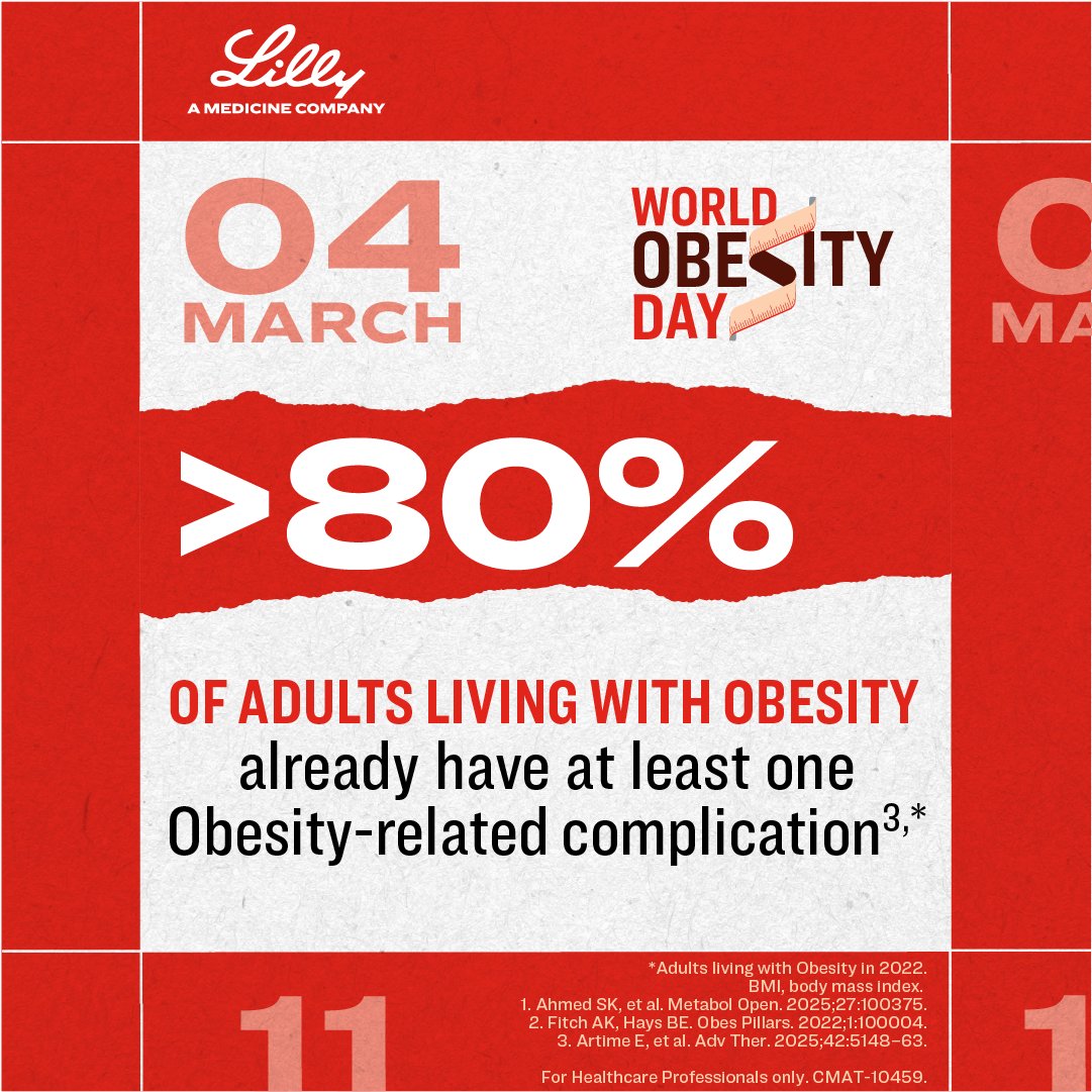 Lilly Obesity International tweet media