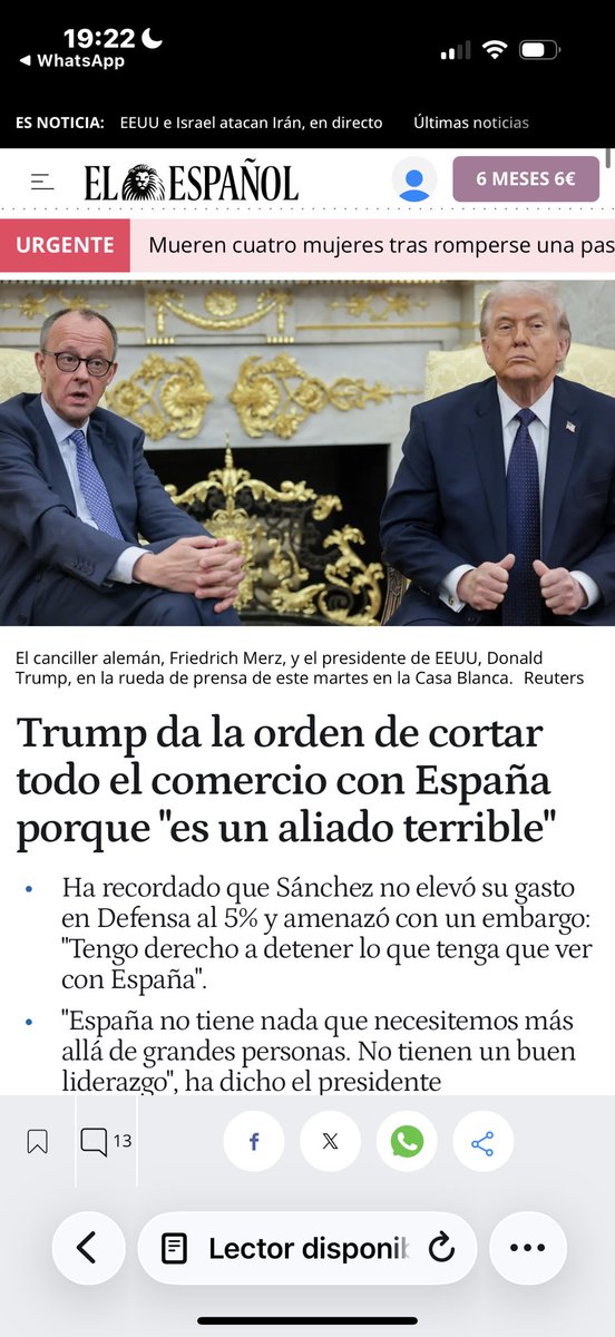 MarcosdeQuinto's tweet photo. Pensábamos qué nuevo disparate se le podría ocurrir a Sánchez y a su equipo de guionistas de la Moncloa como cortina de humo para tapar su corrupción… pero ni por asomo podíamos imaginar que fuese “declarar la guerra a Trump”!!!

Hay que quitar a Sánchez el volante ya, que nos estrella el país…