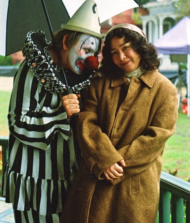 New | Mitski with the creppy clown from the “If I Leave” music video