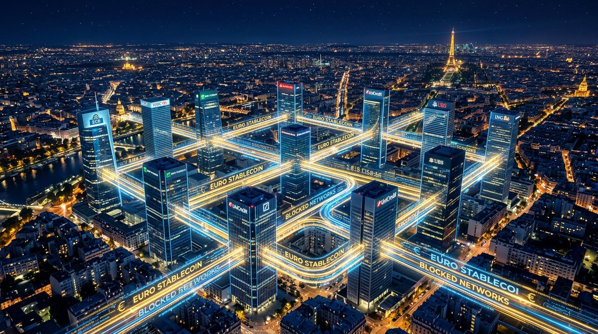 🏦 The 12 largest banks in the EU have joined forces in the Qivalis consortium to launch a euro stablecoin in 2026.
TradFi is going onchain — and Base's stablecoin infrastructure is ready to welcome them 💶
<a href="/base/">Base</a>