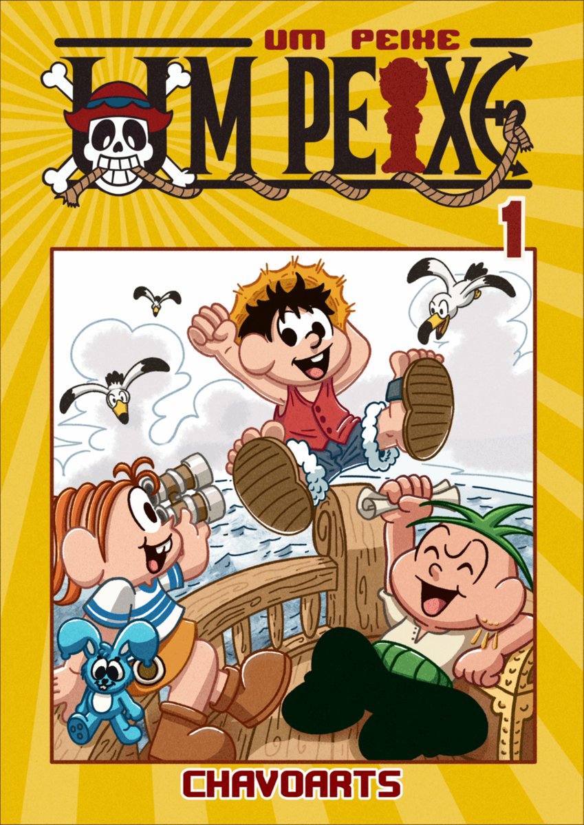 Recriei a capa 001 de One Piece no universo da Turma da Mônica.

#onepiece #onepiecefanart #onepiece001 #luffy #monkeydluffy #eiichirooda #chicobento #turmadamonica #mauriciodesousa #crossoverart #animefanart #fanartbr #digitalart #illustration #artistabrasileiro