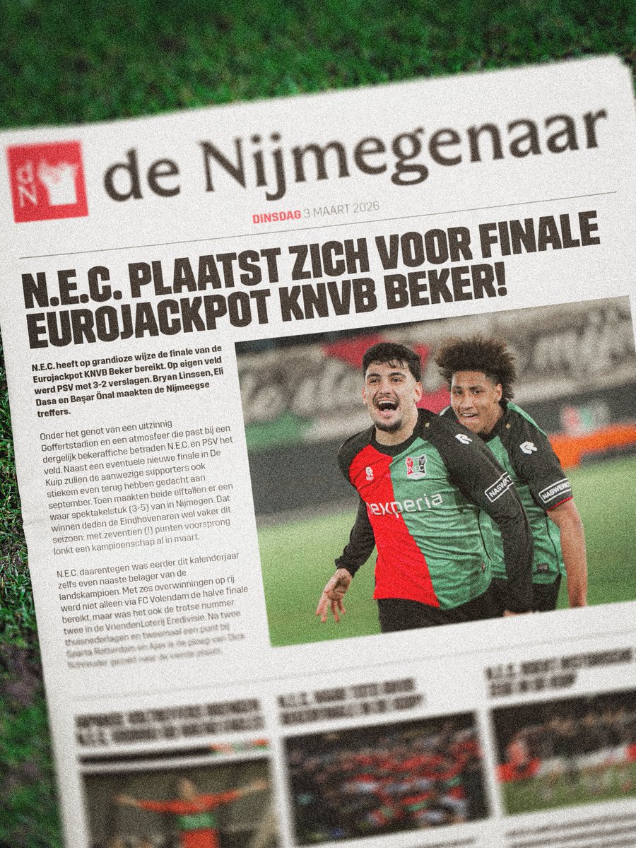 N.E.C. Nijmegen tweet media
