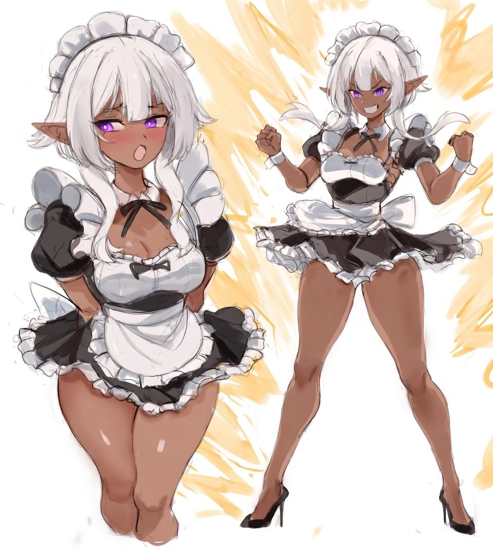 Shy maid vs Gym maid 🤣