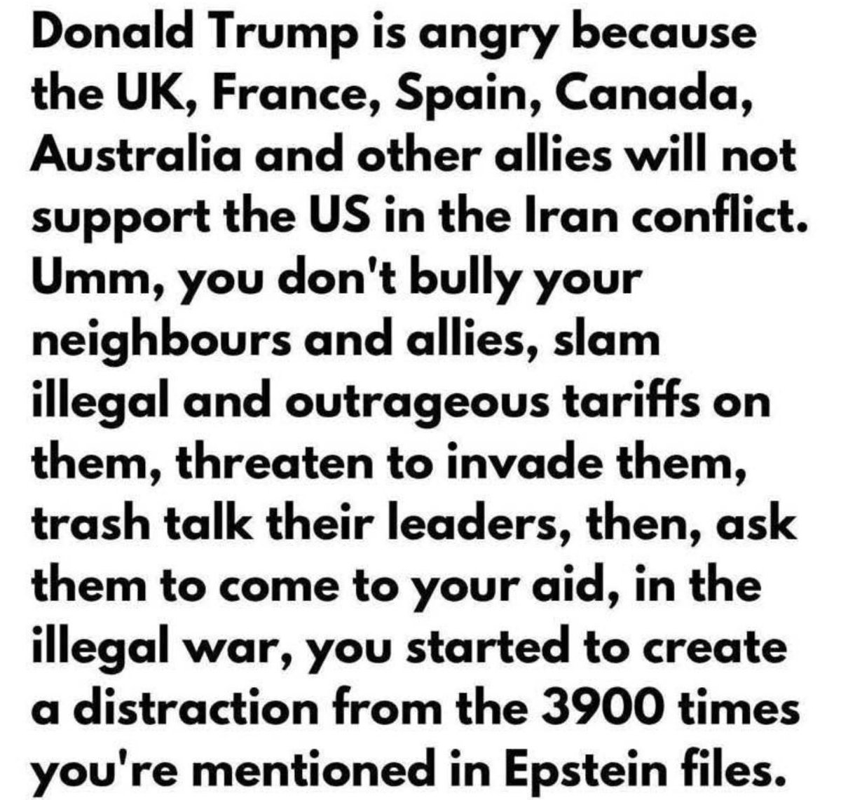 Today in Trump world…..