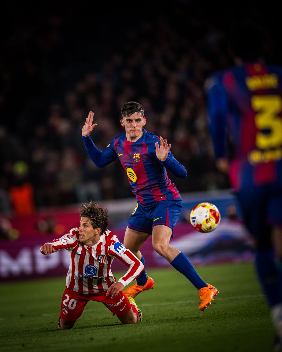 The second half is underway!

⚽️ 2-0 | ⏱️ 46’ | #BarçaAtleti