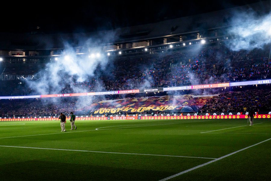 BarcaZoneHub's tweet photo. 45.399 culers are tonight at Spotify Camp Nou.
LET'S DO IT TOGETHER! 45' LEFT!
#BarçaAtleti #CopaDelR #ViscaElBarça #Remonta https://t.co/8wmAqhO90B