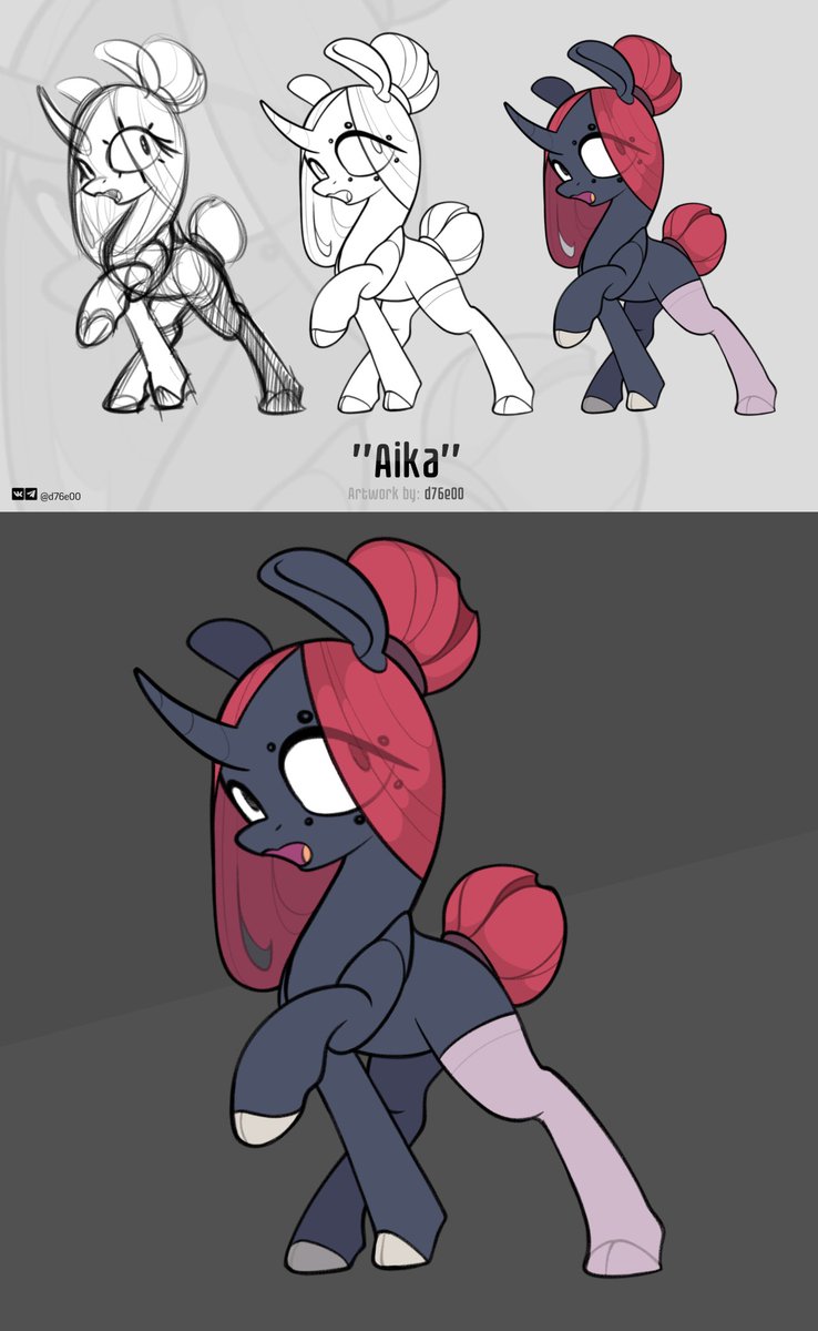 d76e00's tweet photo. Artwork "Aika"

#Art #Digital #d76e00 #pony #mlp
#OC #Artwork #sketch https://t.co/9YlAfAZQYL