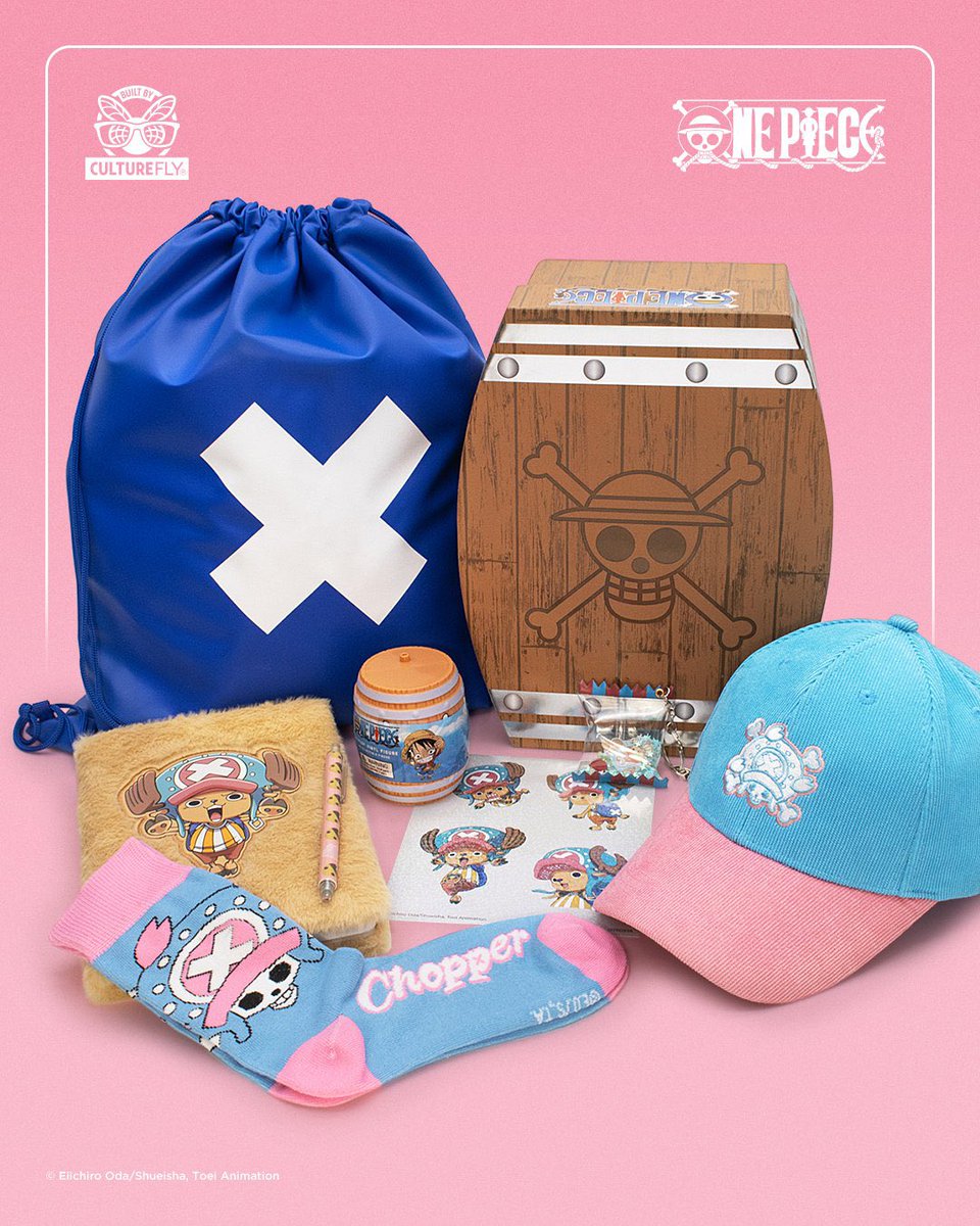 Here’s a look at the Chopper Collector’s Box from <a href="/shopculturefly/">CultureFly</a>!

Available for preorder ($40): culturefly.com/products/one-p…

Includes:
• SnapBack Hat
• Drawstring Bag
• Crew Socks
• Plush Notebook
• Shaker Keychain
• Sticker Sheet
• 3” Chopper Vinyl Figure

Ships mid-March