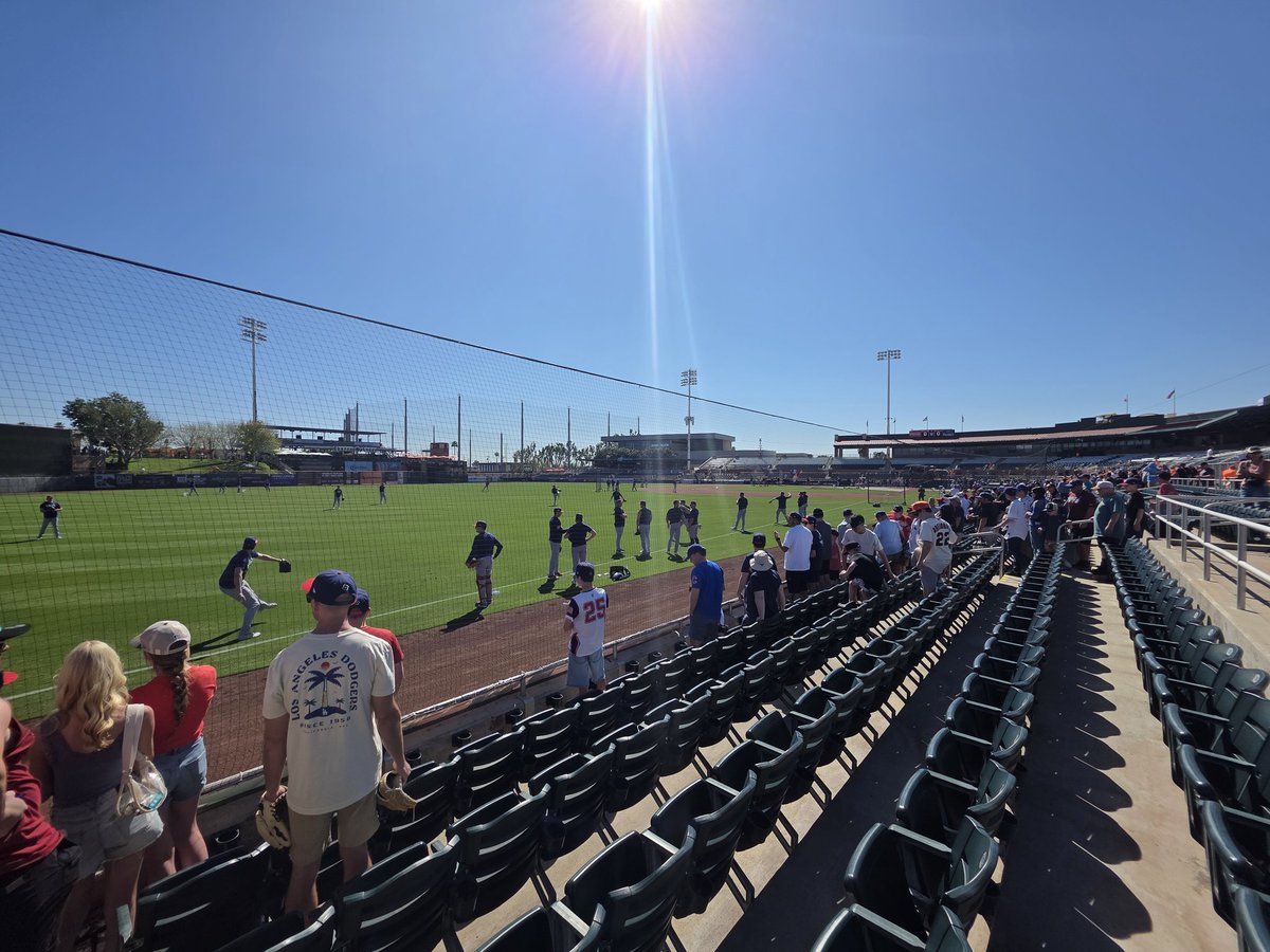 DraftMaverick's tweet photo. Amazing bonus ball after completing my 3rd annual #10DaysofCactus

Back at Scottsdale Stadium for
@USABaseball vs @SFGiants 
@cactusleagueaz @MLB @WBCBaseball https://t.co/Af0ULN9rHl