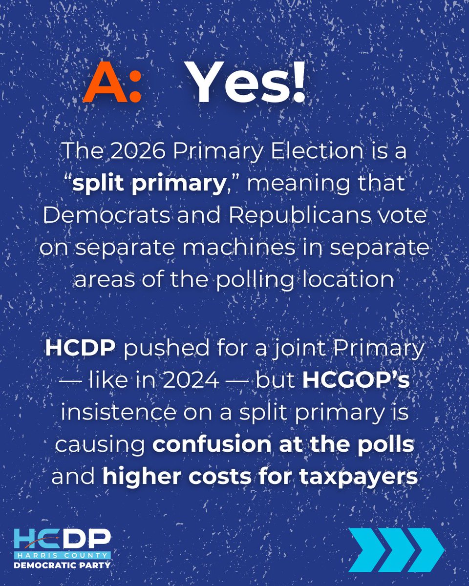Harris County Democratic Party (HCDP) tweet media