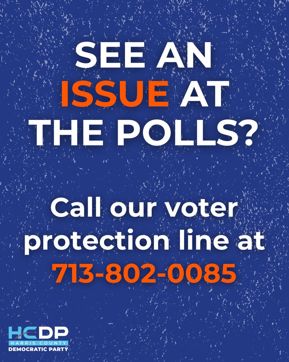 Harris County Democratic Party (HCDP) tweet media