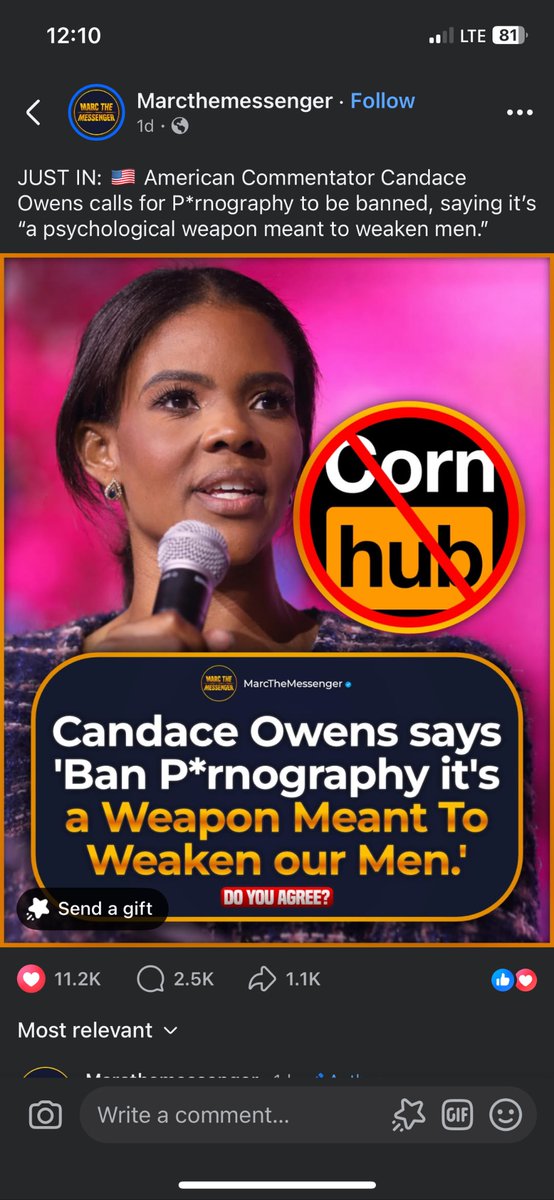 red____fury's tweet photo. #istandwithcandace #banporn https://t.co/3b8CxlvLaq