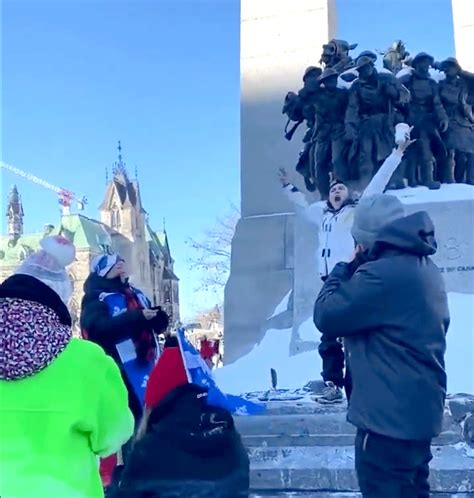 Your people danced on the Tomb of the Unknown Soldier Pierre