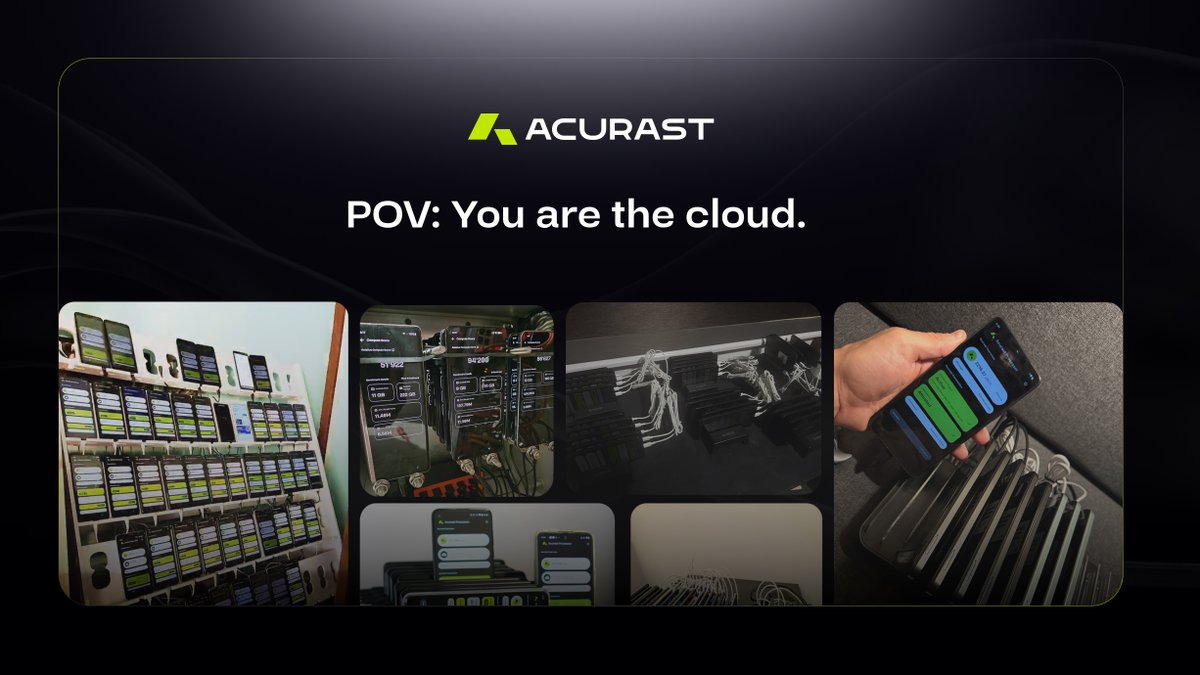 Phone farm check 📱👀

This is what decentralized infrastructure looks like.

Not a data center. Not a server rack. 

A shelf. Some cables. Real phones. Real compute.

Show us YOUR setup. 

#CloudRebellion #MyPhoneFarm 💚