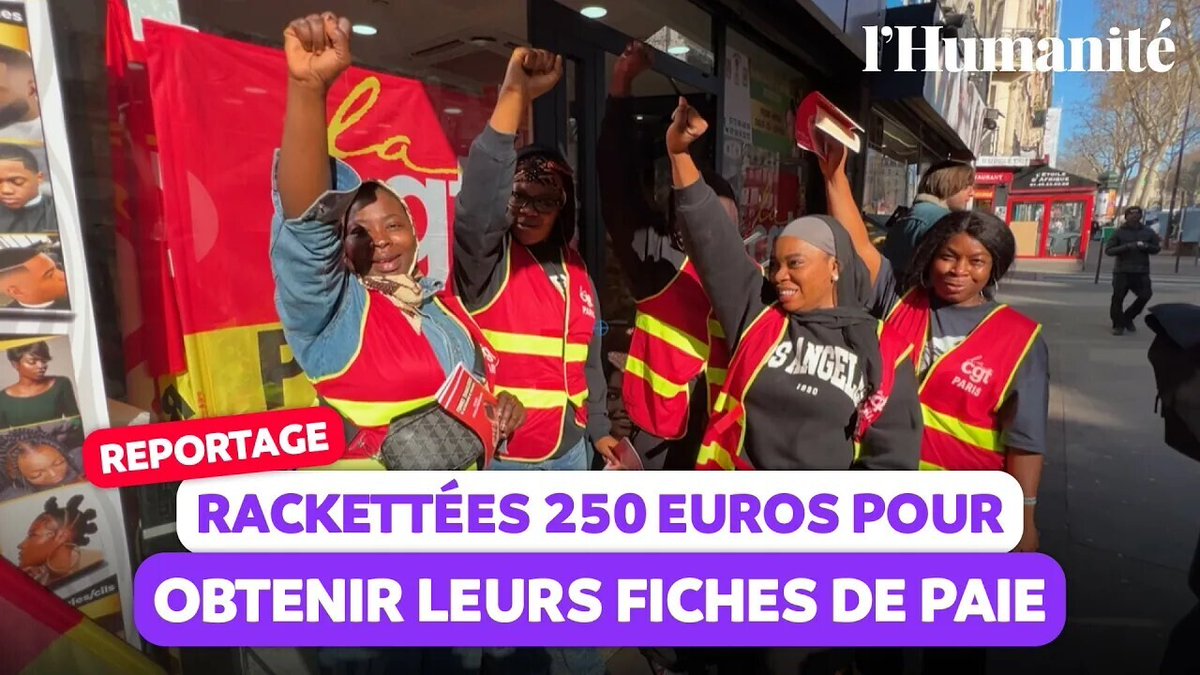 humanite_fr's tweet photo. Rackettées 250€ par leur patron contre leurs fiches de paie : des coiffeuses en grève illimitée

➡️ https://t.co/DyhsQr2ZV8 https://t.co/kal5nSD4He