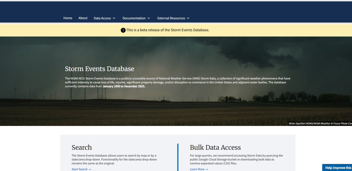 👀new storm events database site at @NOAANCEI , and it's not terrible ...