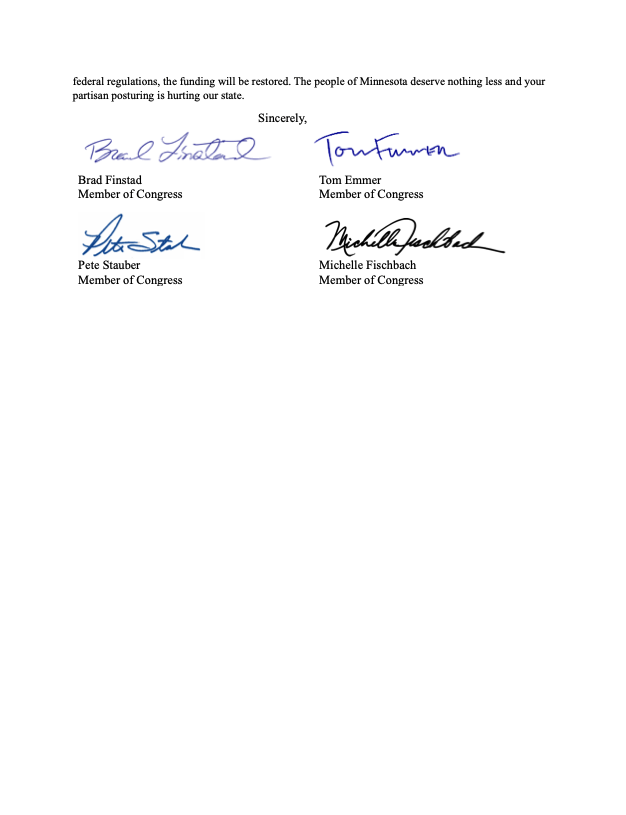 GOPMajorityWhip's tweet photo. Medicaid dollars are in jeopardy because of Tim Walz’ negligence.

Walz and his administration must comply with @DrOzCMS’s demands to restore integrity to Minnesota’s Medicaid program and ensure vulnerable Minnesotans get access to the health care they need. https://t.co/LJaVlTyvH4