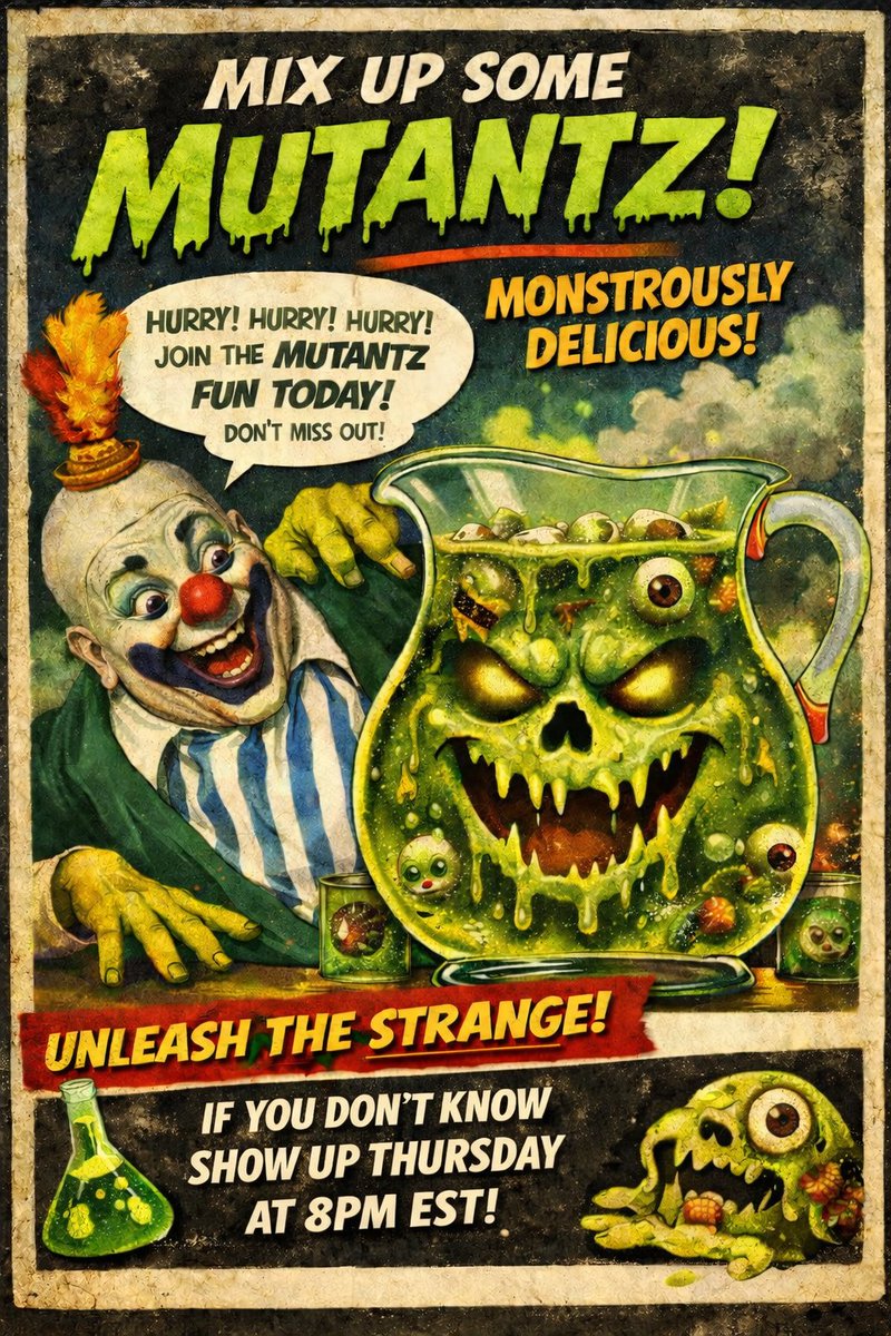 ReversozHQ's tweet photo. Strange things are coming 👀
If you don't know, show up Thursday 8pm EST
🔥Follow @TheOZvibes
🔥Tag a Friend
🔥Set a reminder👇
https://t.co/Racn14isO7
#REVERSOZ #PROJECTMUTANTZ #NFT https://t.co/tZfI1CEpY7