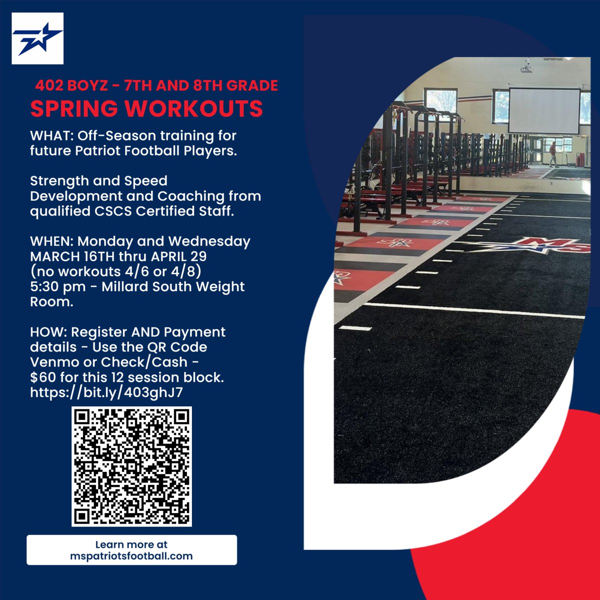 Millard South Football tweet media