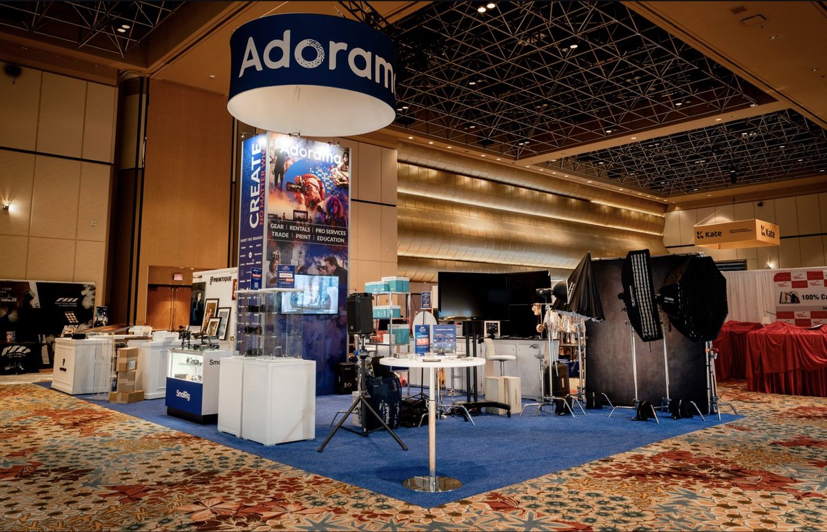 adorama's tweet photo. Back at #WPPI 2026 with one of our biggest and best booths yet! 🥳 📸 💙
We've got a TON of things planned at the Adorama booth #627 over the next few days, so make sure to stop for FREE live demos from the best educators, massive daily raffles, exclusive show deals, and more! https://t.co/GWUWXoYYpr