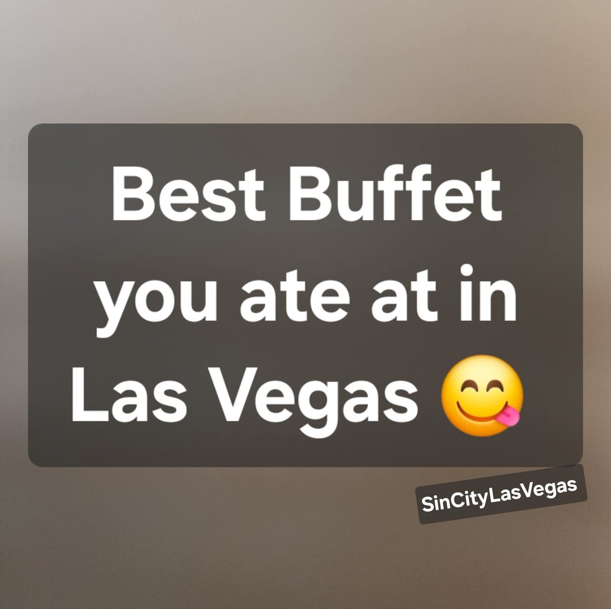 SCVegas's tweet image. Not many left these days... #LasVegas #buffet