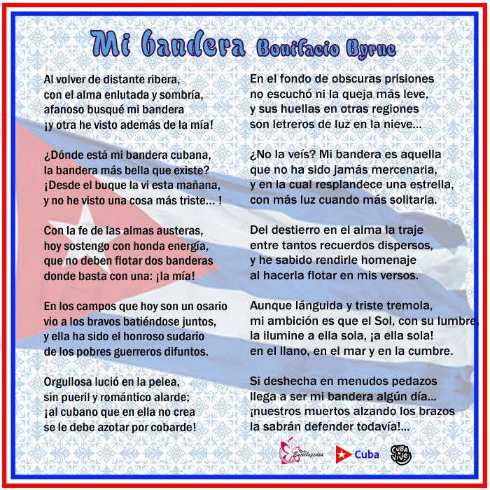 3 de marzo pero de  1861,   nace en  la provincia Matanzas Bonifacio Byrne, poeta, dramaturgo y periodista cubano, símbolo de libertad e independencia para #cuba. Hoy  le  rendimos homenaje, al autor del Poema "Mi Bandera" 🇨🇺
#CubaViveEnSuHistoria