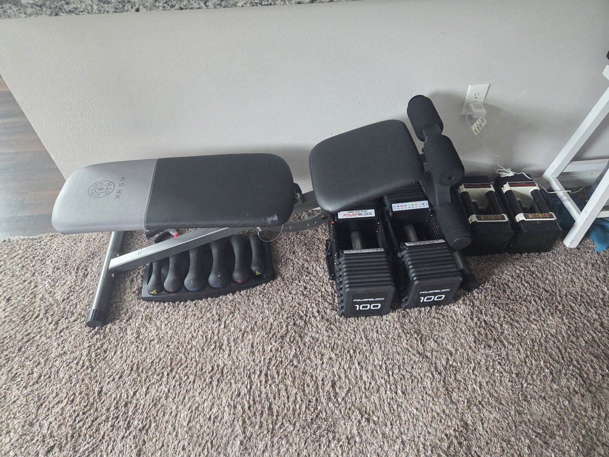 EpicDadGains's tweet image. That hard top on legs day?
That's why I picked up the #powerblock 100s.