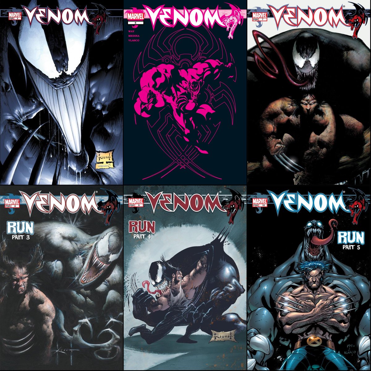 Venom #5-10 from October 2003-January 2004.