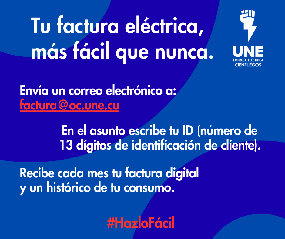 ElectricaCfgos's tweet photo. #EléctricosCienfuegueros #loquenosUNEinformación
#HazloFácil https://t.co/9NlPl0D7mw