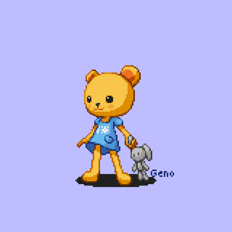 Geno Pixel Art (slots closed) tweet media
